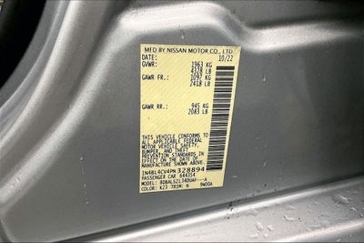 2023 Nissan Altima 2.5 SR