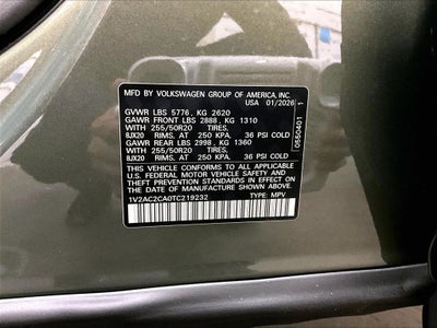 2026 Volkswagen Atlas Cross Sport 2.0T SEL R-Line Black