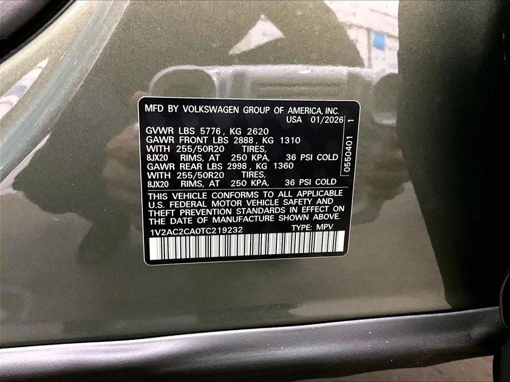 2026 Volkswagen Atlas Cross Sport 2.0T SEL R-Line Black