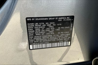 2025 Volkswagen Atlas Cross Sport 2.0T SEL