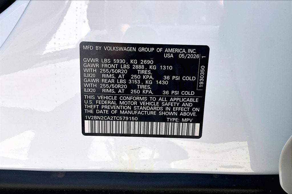 2026 Volkswagen Atlas 2.0T SEL