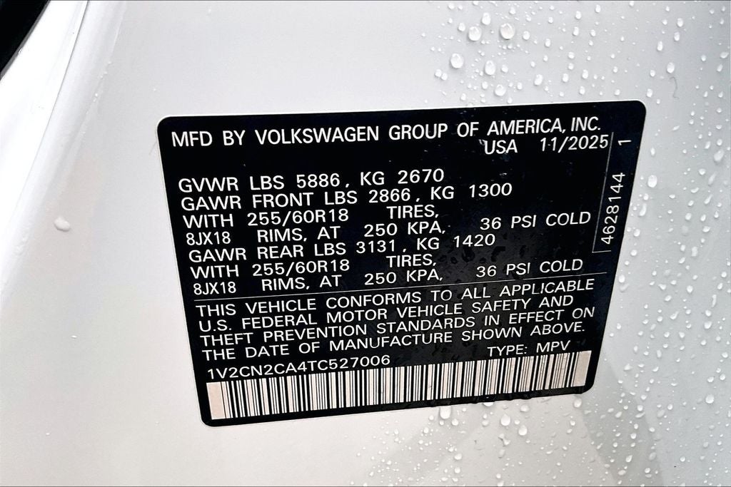 2026 Volkswagen Atlas 2.0T Peak Edition