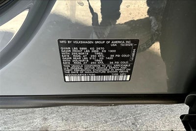 2026 Volkswagen Atlas 2.0T Peak Edition