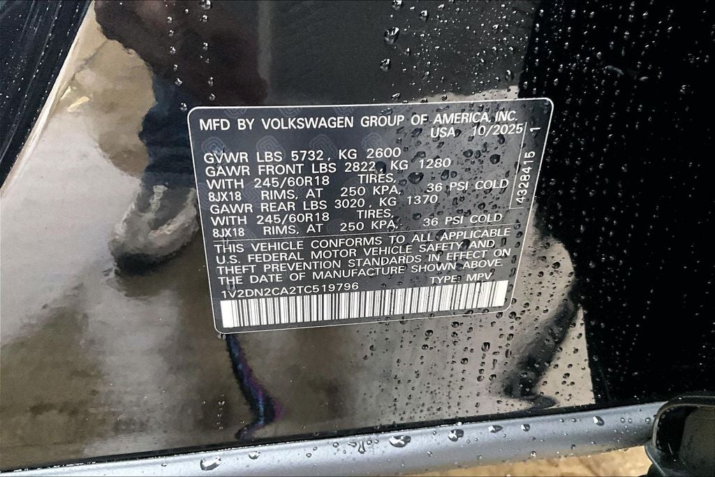 2026 Volkswagen Atlas 2.0T SE