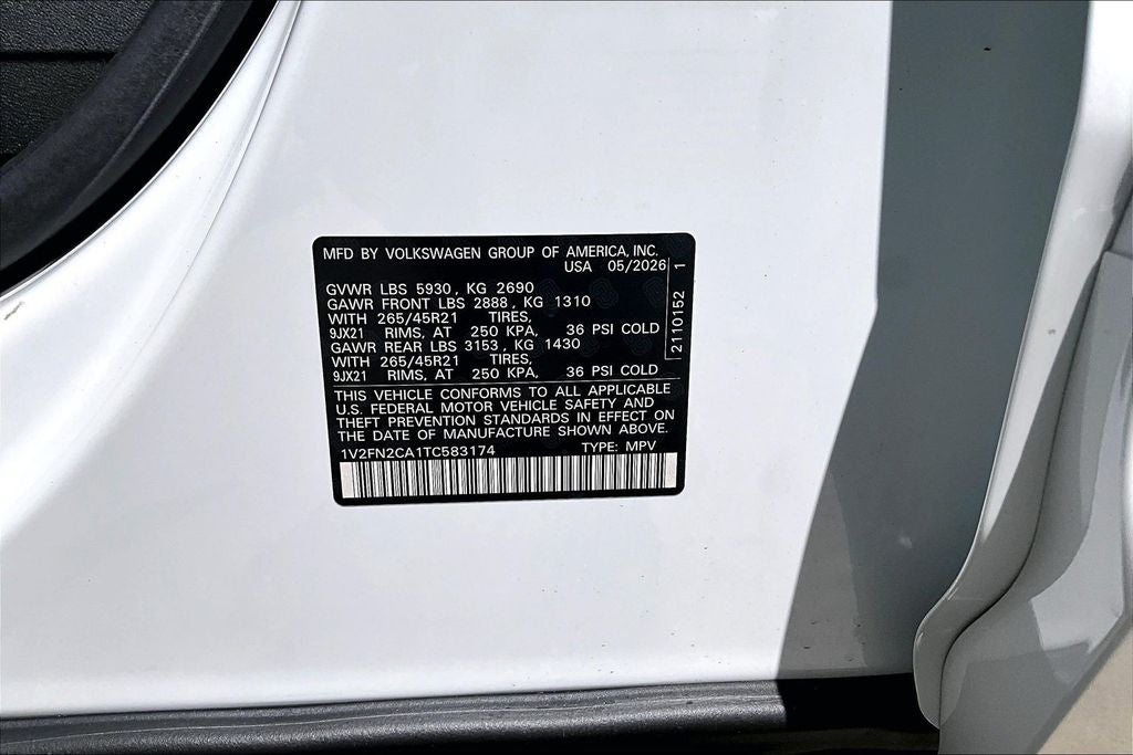 2026 Volkswagen Atlas 2.0T SEL Premium R-Line