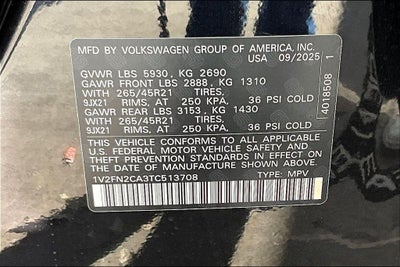 2026 Volkswagen Atlas 2.0T SEL Premium R-Line