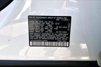 2026 Volkswagen Atlas Cross Sport 2.0T SE W/TECHNOLOGY