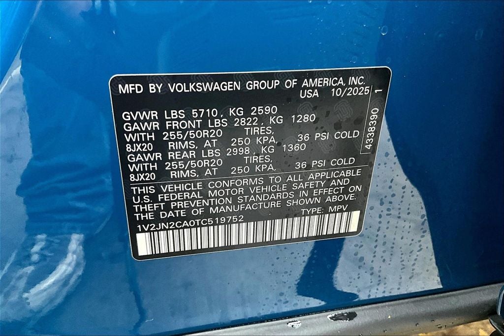 2026 Volkswagen Atlas 2.0T SE W/TECHNOLOGY