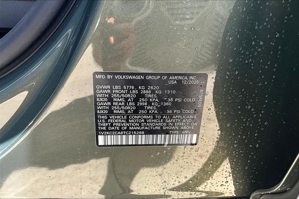 2026 Volkswagen Atlas Cross Sport 2.0T SE W/TECHNOLOGY