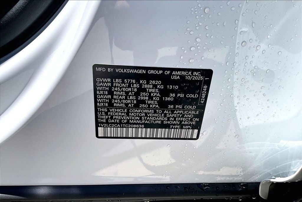 2026 Volkswagen Atlas Cross Sport 2.0T SE