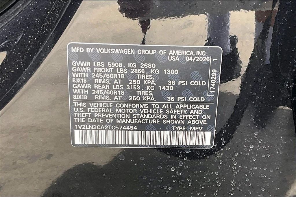 2026 Volkswagen Atlas 2.0T SE