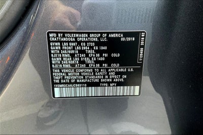 2018 Volkswagen Atlas SEL 4Motion
