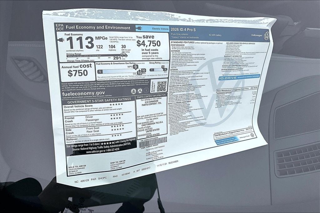 2026 Volkswagen ID.4 Pro S