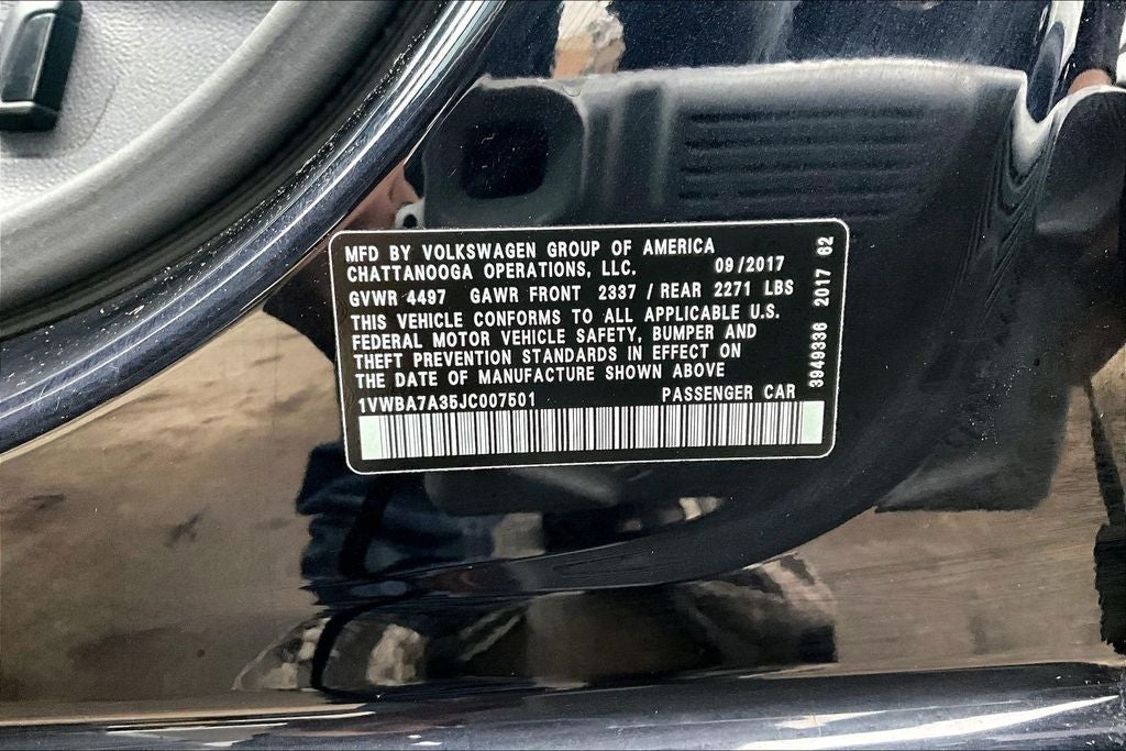 2018 Volkswagen Passat 2.0T SE