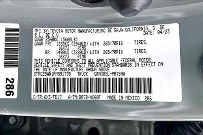 2023 Toyota Tacoma TRD Off-Road V6