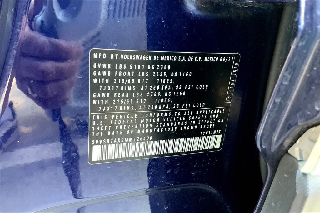 2021 Volkswagen Tiguan 2.0T SE