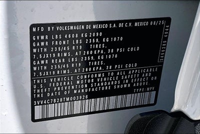 2026 Volkswagen Taos 1.5T SEL