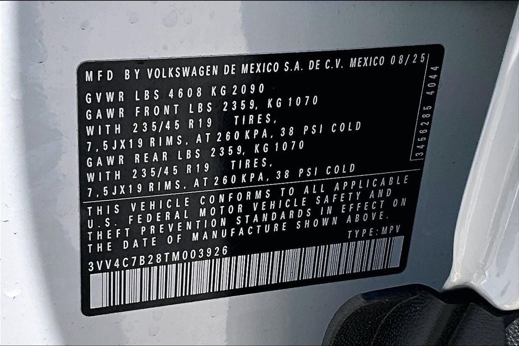 2026 Volkswagen Taos 1.5T SEL