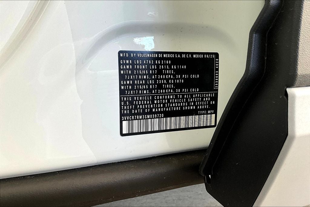 2025 Volkswagen Tiguan 2.0T S