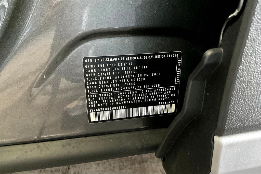 2025 Volkswagen Tiguan 2.0T S