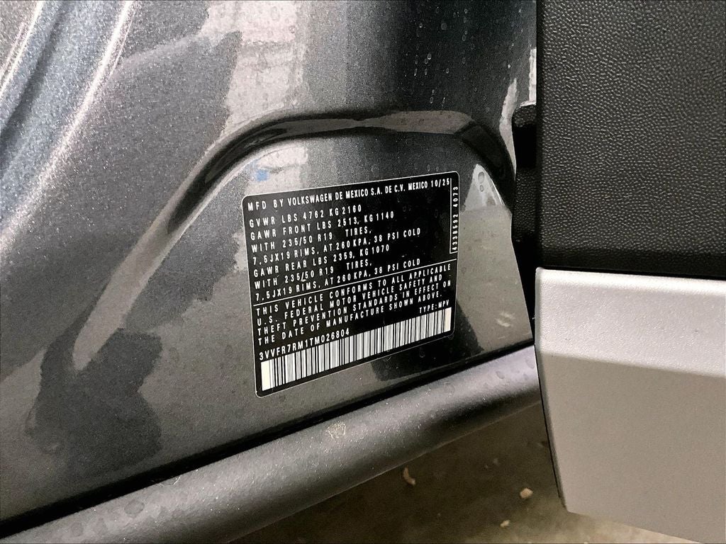 2026 Volkswagen Tiguan 2.0T SE