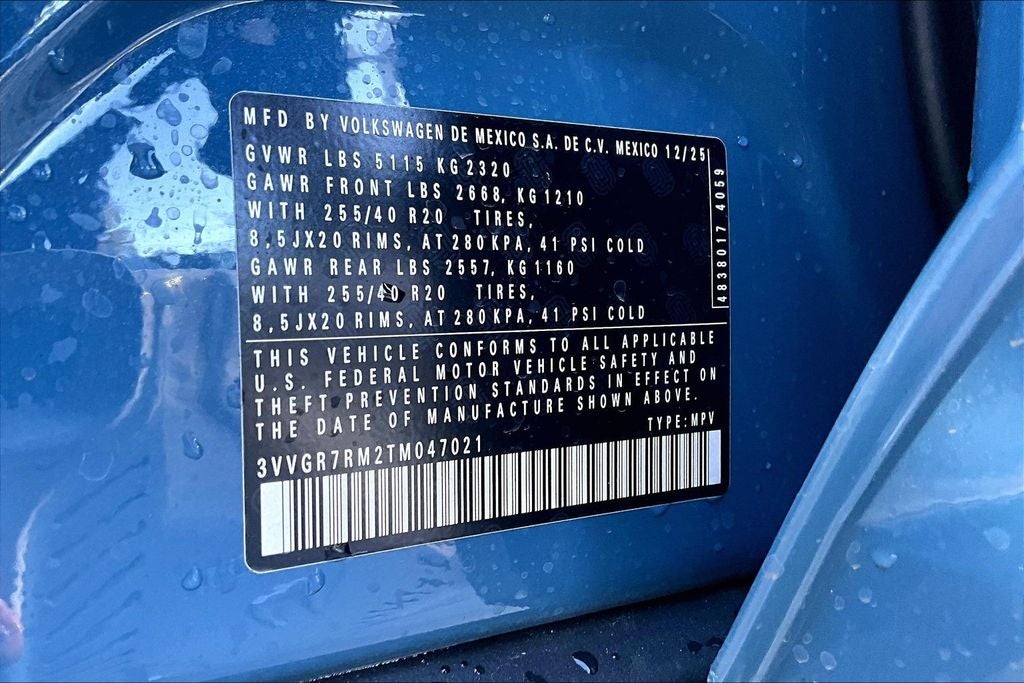 2026 Volkswagen Tiguan 2.0T SE R-Line Black