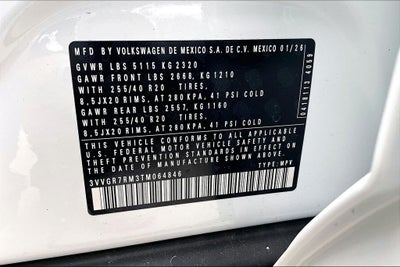 2026 Volkswagen Tiguan 2.0T SE R-Line Black