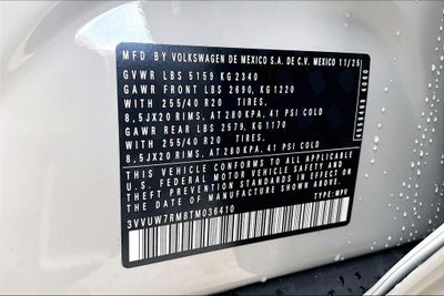 2026 Volkswagen Tiguan 2.0T SEL R-Line