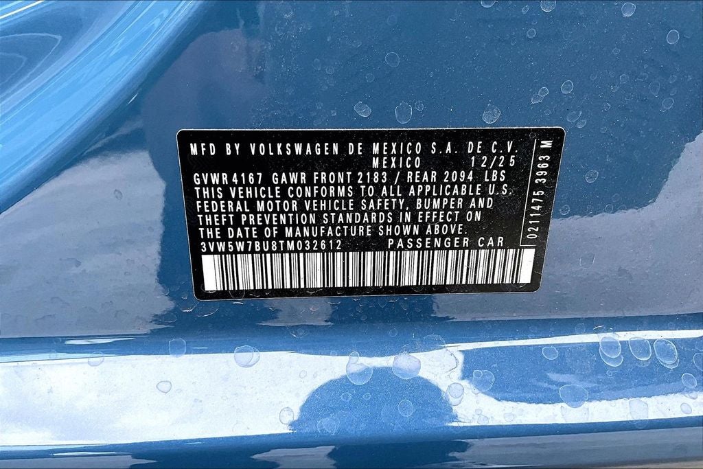 2026 Volkswagen Jetta 1.5T S