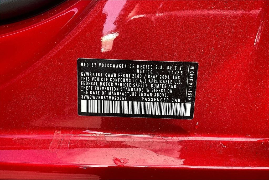 2026 Volkswagen Jetta 1.5T SE