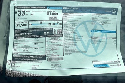 2026 Volkswagen Jetta 1.5T SEL
