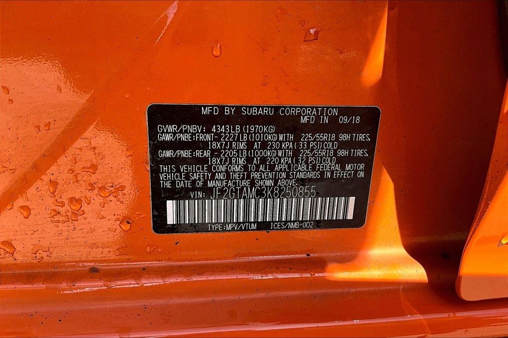 2019 Subaru Crosstrek 2.0i Limited