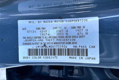 2025 Mazda Mazda3 2.5 S Carbon Edition