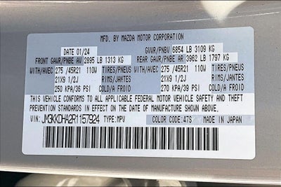 2024 Mazda Mazda CX-90 PHEV Premium