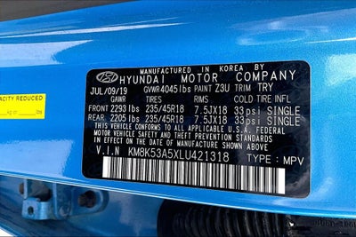 2020 Hyundai Kona Ultimate