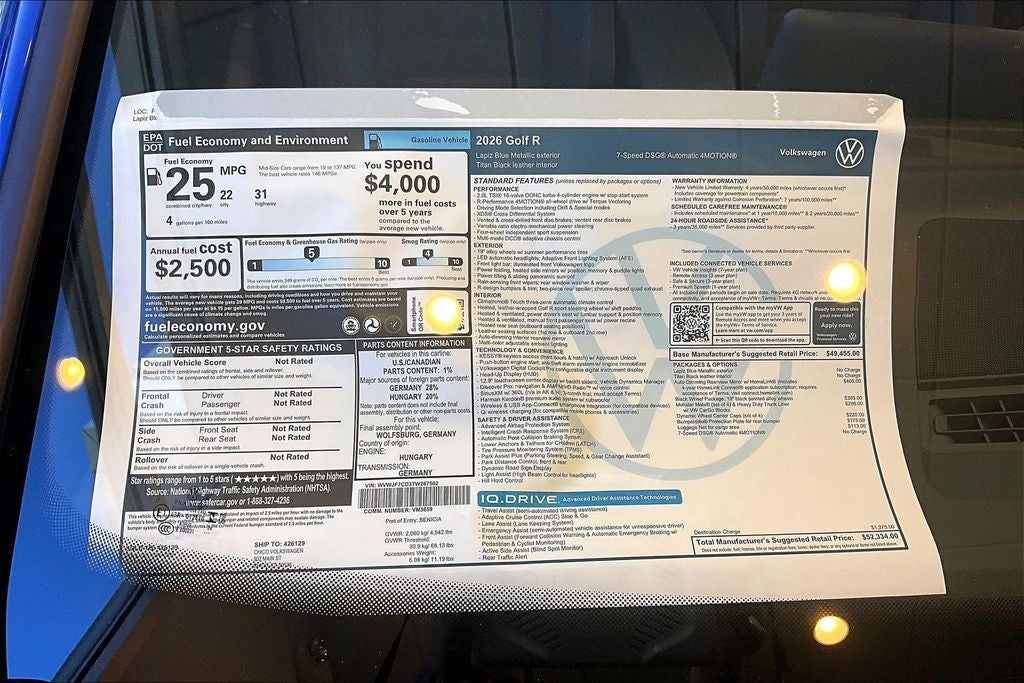 2026 Volkswagen Golf R 2.0T