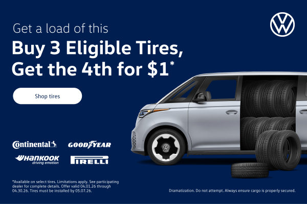 April 2026 Buy 3 Tire Promotion